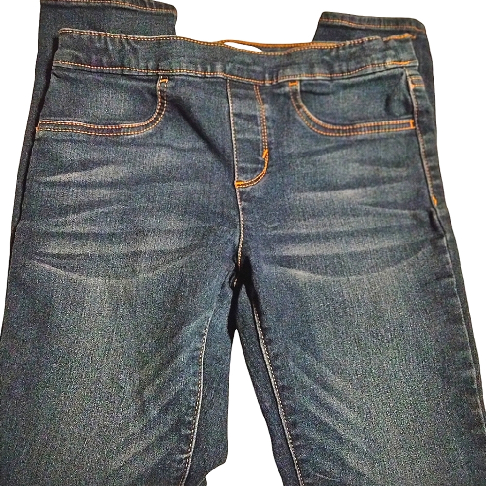 Levi's Girls Pull On Jeggings Sz 12 Blue Closet Staple School Playtime Classic